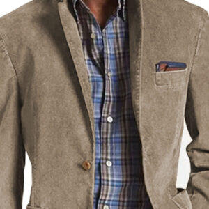 Retro Solid Color 3 Pocket Casual Blazer