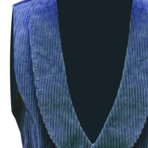 Vintage Solid Color Corduroy Double-Breasted Vest